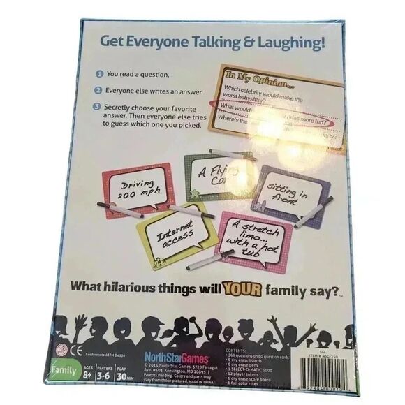 North Star Games Say Anything Family Game | Card Game with Fun Get to Know Quest - Picture 6 of 6